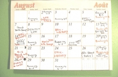 Adam Uses a Calendar